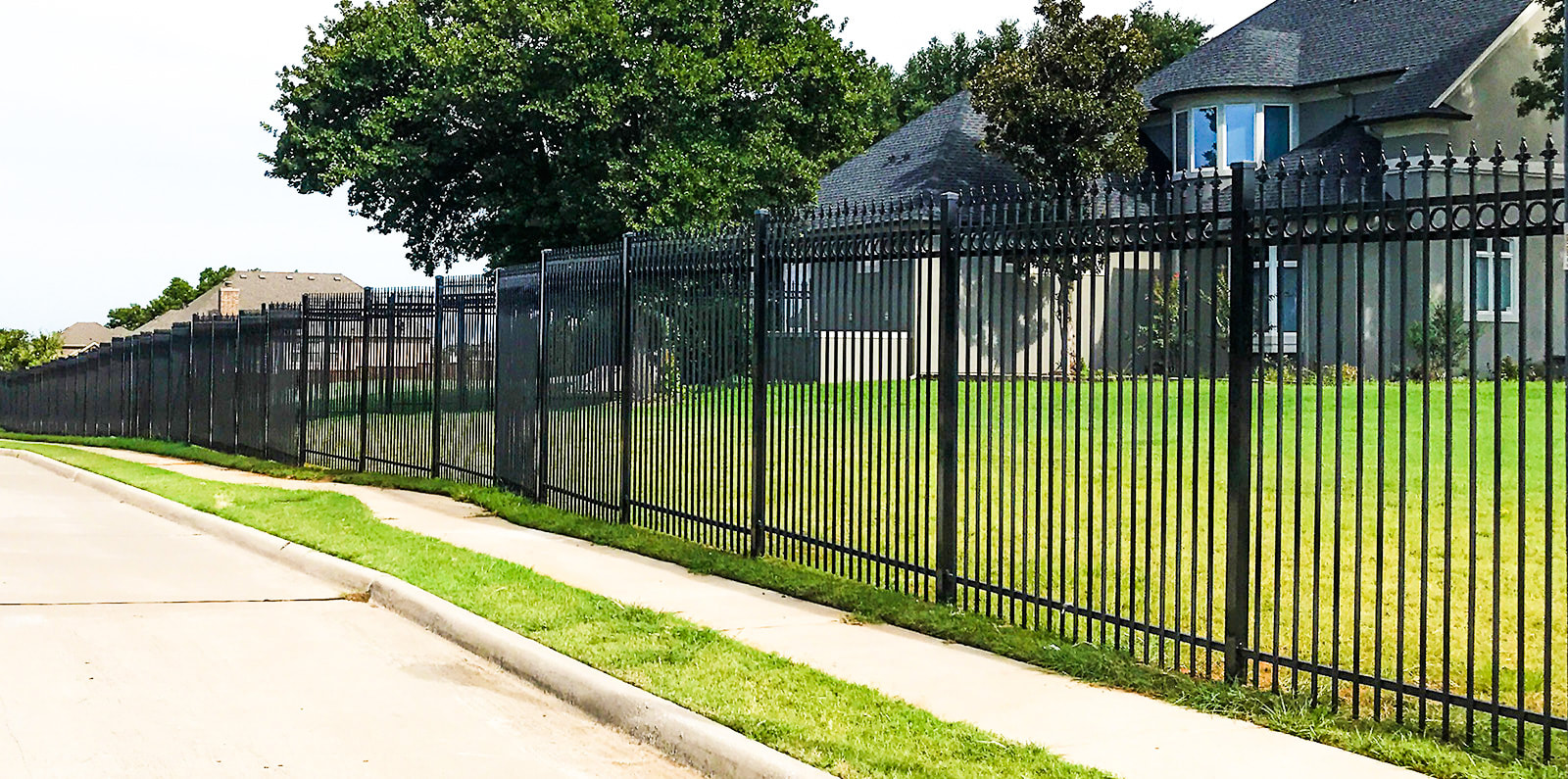 Building with security fence Company